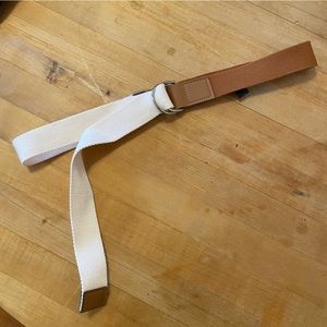 Cream and Brown belt
